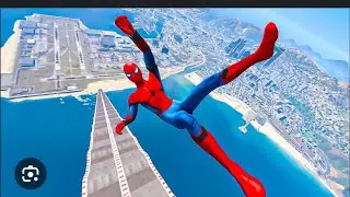 Spiderman Ka Sabse Dangerous Jump 😱 | GTA 5 Crazy Stunts