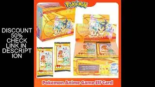 Pokemon Anime Game Elf Card Luxury Pet Card Collection Exchange 30 Bag Gift Box Card Toys Children'S