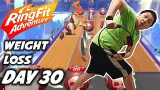 Fun Home Workout During Quarantine - Day 30 Ring Fit Adventure Weight Loss Journey