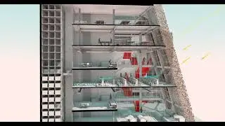 Continuum - Animated Environmental Section (Revit + C4D)