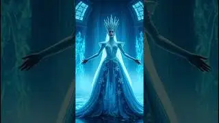 Queen of Ice &bull; Ethereal Winter Beauty ❄️🌬👸 #snow #queen #ice #ai #video #generated #magic #Nevaya