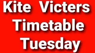 kite victers timetable