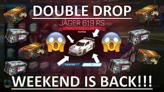 DOUBLE DROP WEEKEND RETURNS!!! More crates & PAINTED Items!!! (Rocket League)