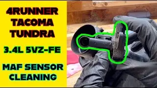How to Clean MAF Mass Air Flow Sensor 4Runner Tacoma Tundra V6 3.4l 5VZ-FE | Fix Idle MPG HP