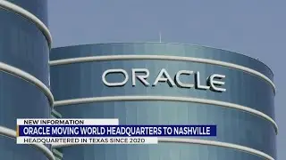 Oracle moving world headquarters to Nashville