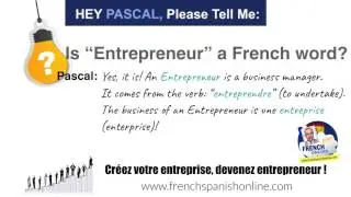 Is Entrepreneur a French Word?