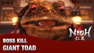 Nioh Boss Kill - Giant Toad