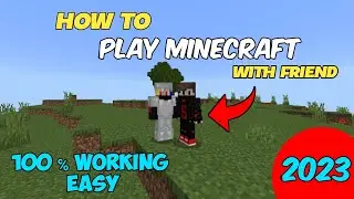 How to play minecraft with friends in mcpe | How to play multiplayer in minecraft pe ! | HINDI |