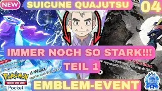 POKEMON TCG POCKET Emblem Event Grind - OP Meta Deck SUICUNE mit QUAJUTSU (Teil 1)! 🌟