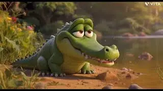 The Monkey and The Crocodile | Kids Moral story | Short English story | Beware of fake friend 