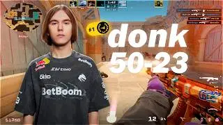 donk (50-23) 5000 ELO - FACEIT TOP #1 | CS2 DEMO POV + VOICECOMMS