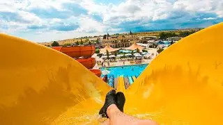 FreeFALL Water Slide at Aquapark Nessebar