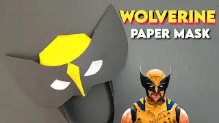 Wolverine Mask Origami || DIY - How to Make Wolverine Mask out of Paper Board