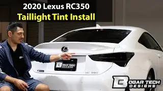 Lexus RC 2019-2025 Taillight Tint Installation