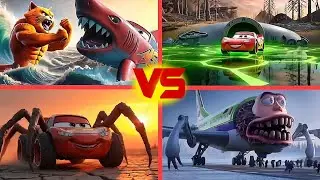 Monster Shark🆚 Monster Spider- Man 🆚Infected Sky 🆚 Monster Mater Spider-man