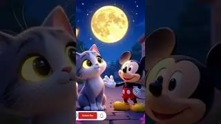 Cat & Mickey Mouse Riddle Story | 3D Cartoon Shorts 🙀💫💥#cat #catshorts #animals#aishorts#shortvideo
