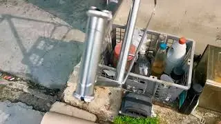 Decorative chrome spray paint on steel bike frame | Miki sakai motioncraft | Chromoly look alike