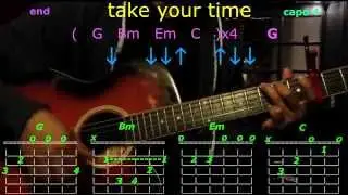 take your time sam hunt guitar chords