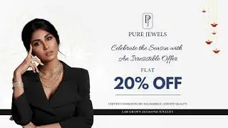 ✨ This Diwali, Pure Jewels brings you an irresistible offer &ndash; FLAT 20% OFF sitewide!