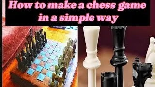 ♟️♟️♟️How to make a chess at home yourself ♟️♟️♟️🧩🧩