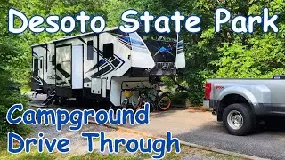 Desoto State Park Campground Drive Through - Fort Payne, Alabama