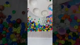 Marbles,Gems Stone, Button, Beads Oddly Satisfying!#shortsvideo