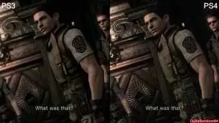 Resident Evil HD Remaster PS4 Vs PS3 Graphics Comparison