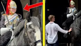 SWEETEST MOMENT, Hmm! King’s Guard DELIGHTED BY A SURPRISE VISIT BY HER COLLEAGUE 🥰❤️❤️