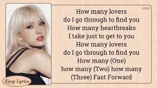 JEON SOMI Fast Forward Easy Lyrics