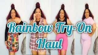 Rainbow Try-On Haul| Plus Size Edition