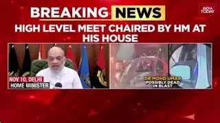 Delhi Blast: 9 Dead in Red Fort Terror Attack; HM Amit Shah Holds High-Level Security Meeting