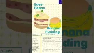 Banana Pudding Recipe #cateringideas #cookingtutorials #culinaryinspiration