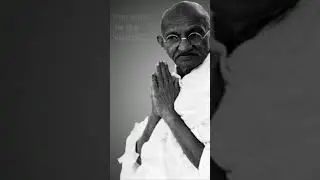 Gandhi's wisdom on how to change the world.