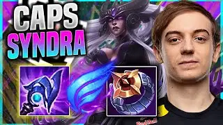 CAPS TRAINING SOME SYNDRA! - G2 Cpas Plays Syndra MID vs Viktor! | Season 11