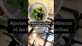 Notre recette du jus de bissap maison 🌺 100% bio avec My Organic Infusion