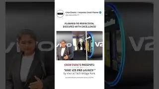 Vivo V25 Pro Grand Launch at Tech Village Park! | Crew Events | Bangalore