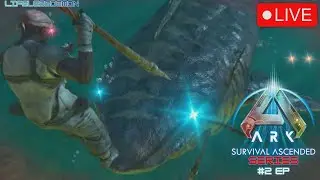 My First Time Playing Ark Survival Ascended Ep:2 - Getting My First Argy and Water Tames! (No Mic)