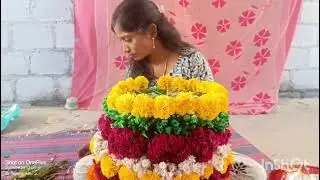 # # maa enti bathukamma ### making video##please like share and subscribe to our channel####