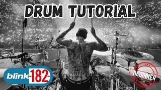 🥁 Blink-182 Drums Simplified!  How to play I Miss You for a beginner drummer!