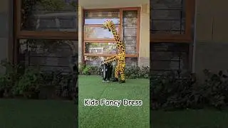 Swarnu's Fancy Dress ❤️ #giraffe #swaru #trending #animals #kingdom #kerala #kidsfancydressideas