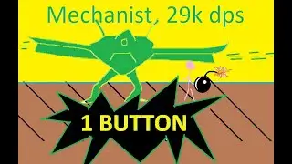 [Outdated] GW2 Accessibility Challenge: 29.1k dps Mechanist 1 Action (Buffed mech)