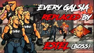 SOR4 Streets of Rage 4 MOD Every Galsia replaced by Estel Boss - Level 2 MANIA