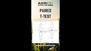 Paired T  test with graphs and interpretation using Agri Analyze