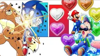 Sonic And Tails Vs Mario And Luigi Power Levels Over The Years