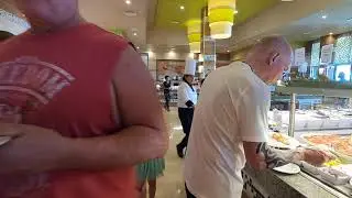 Riu Palace Costa Mujeres- Buffet walk through