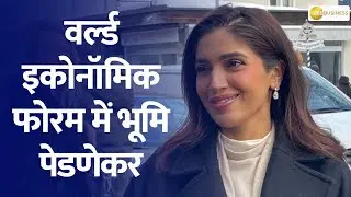 Bhumi Pednekar's Powerful Message from Davos | Exclusive Interview at WEF!