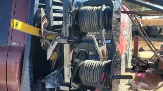 Изготовление катушек сварочного кабеля из металлолома.