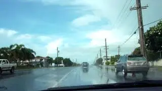 Morning of Guam of the rainy season
