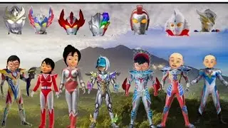 wow...!!! memei susanti kak rose boboiboy upin dan ipin berubah jadi ultraman || mencocokkan gambar