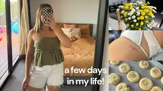 VLOG - come with me to get my first tattoo 💉☁️